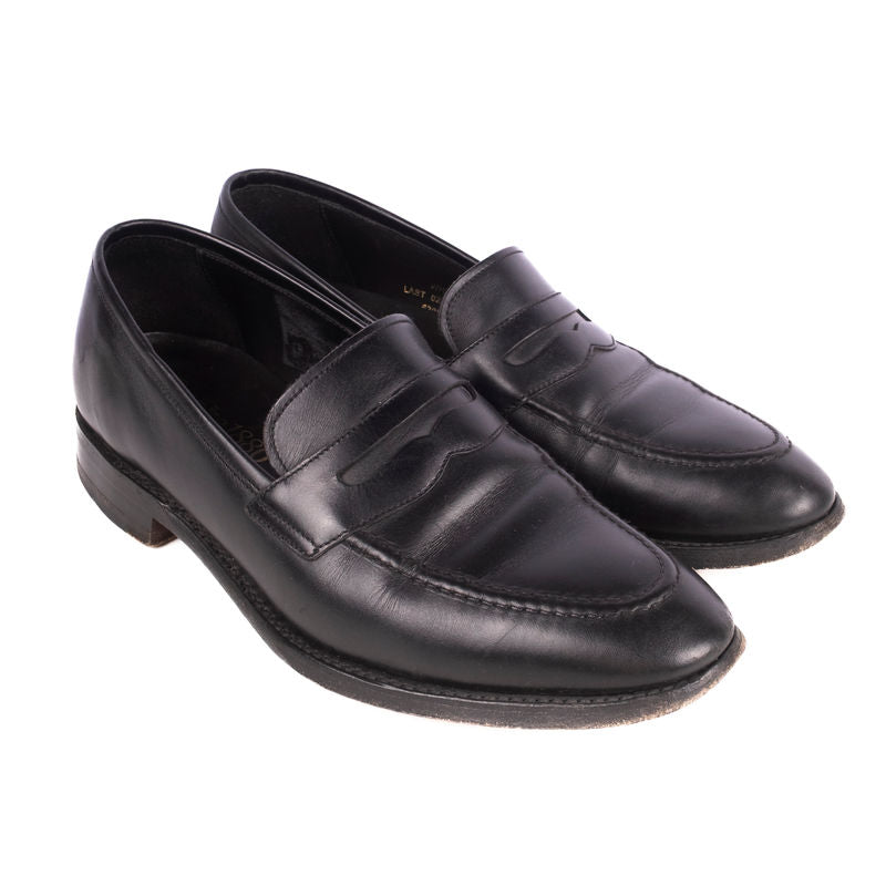Loake 1880  Black Penny Loafers
