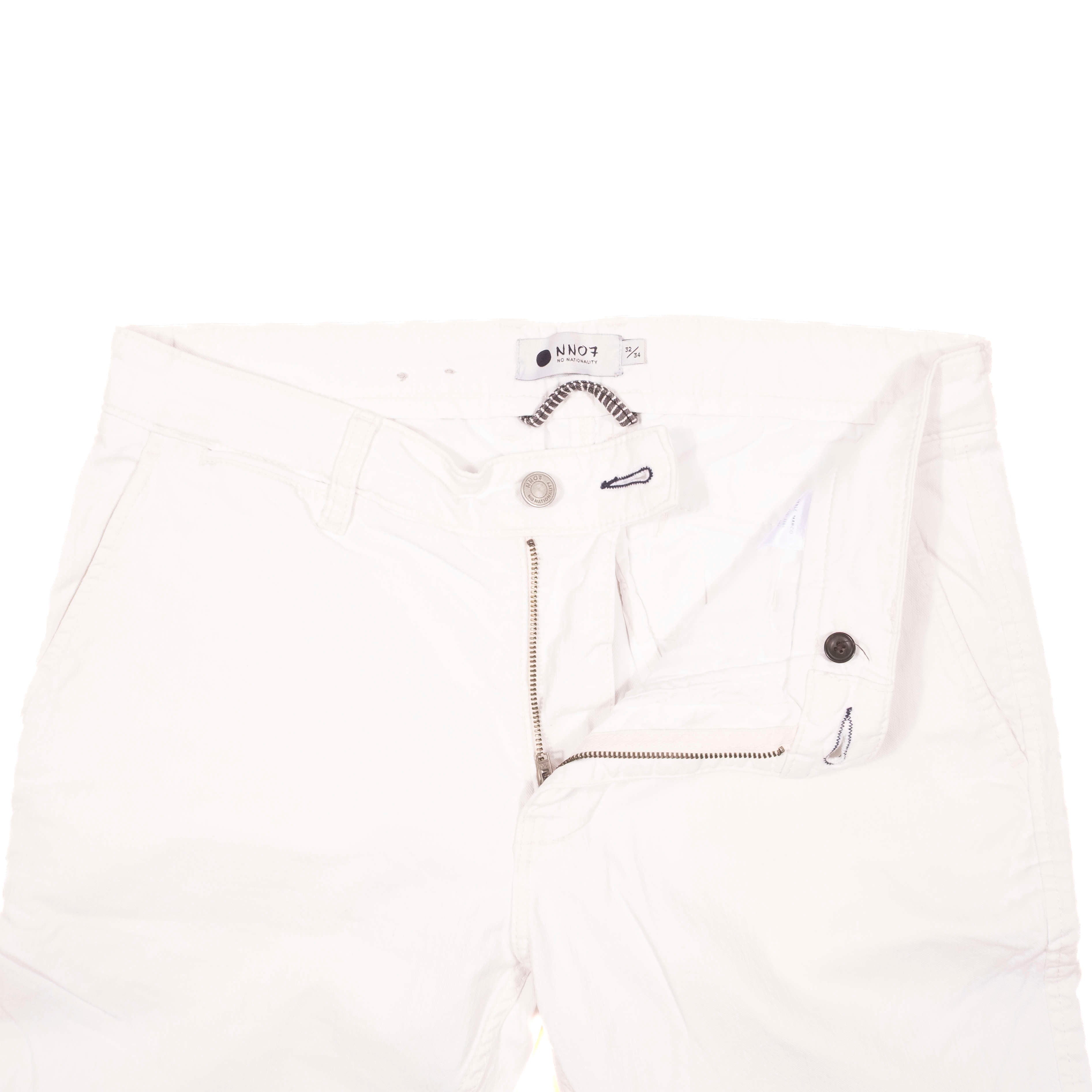 NN07 White Trousers