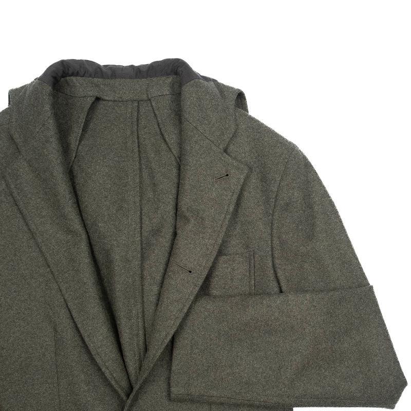 Green Hooded Jacket Sz 48