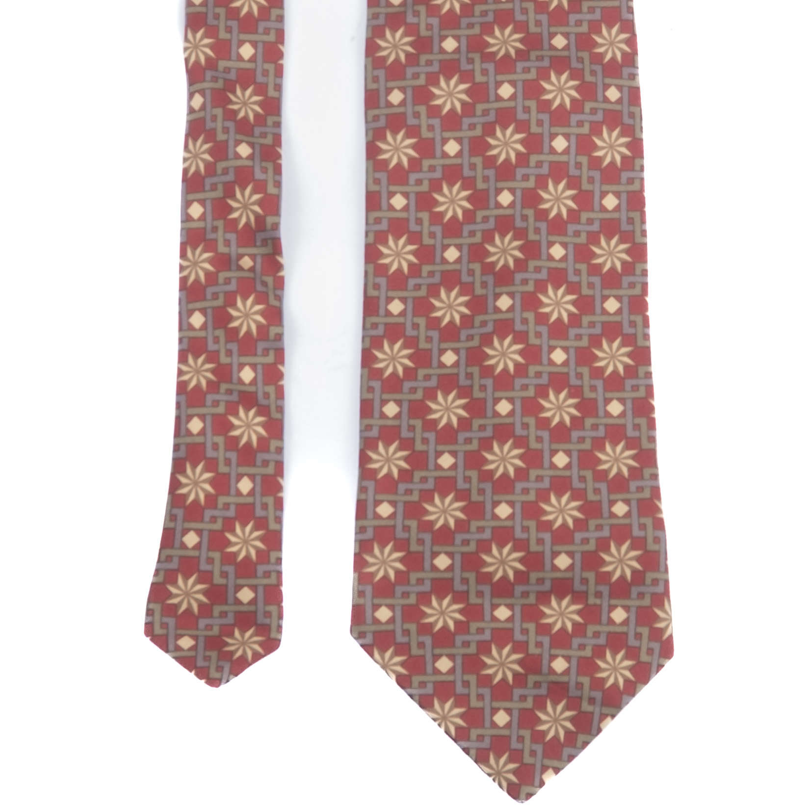 Burgundy Patterned Tie