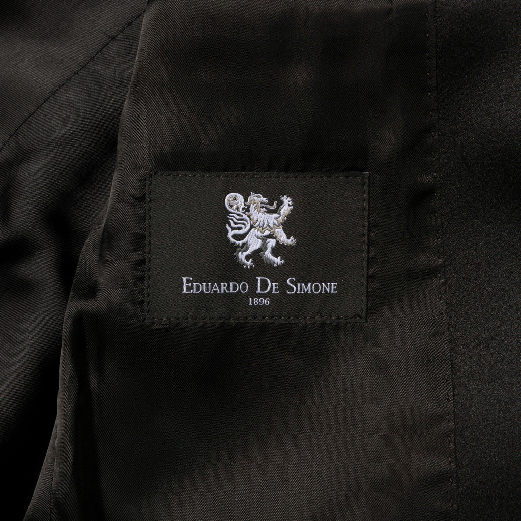Est Retail Price 20 000 SEK - Neapolitan Hand Tailored Black Tuxedo Suit Sz 54