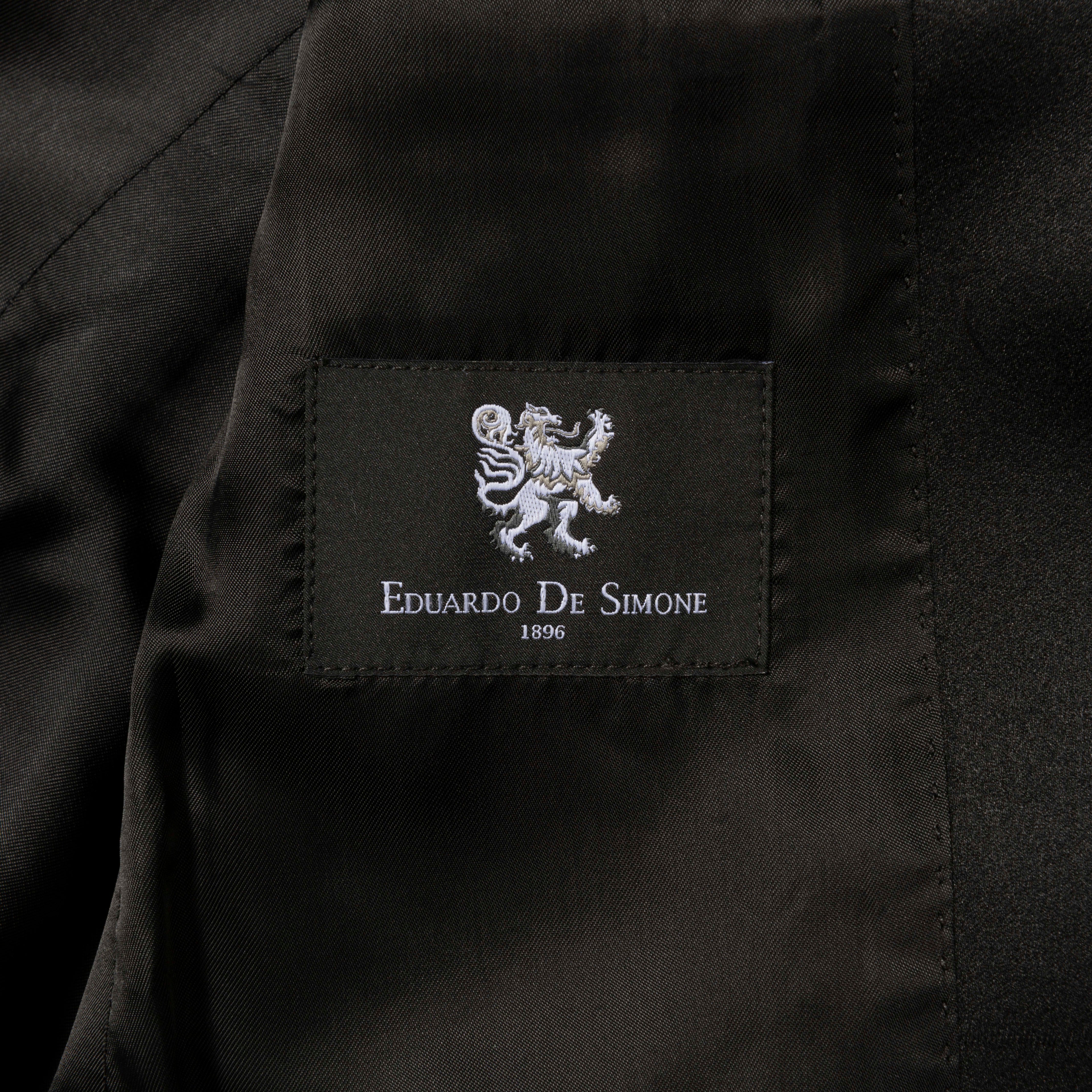 Est Retail Price 20 000 SEK - Neapolitan Hand Tailored Black Tuxedo Suit Sz 54