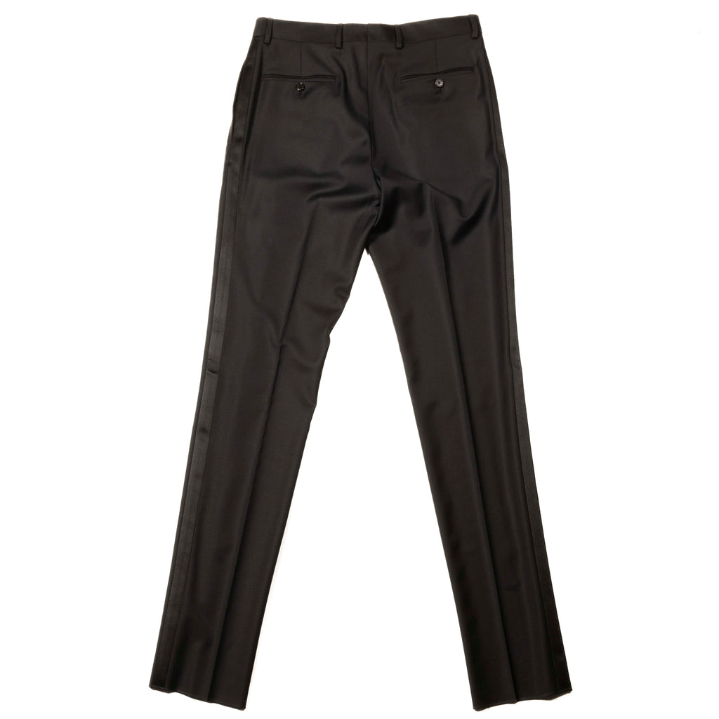 Est Retail Price 20 000 SEK - Neapolitan Hand Tailored Black Tuxedo Suit Sz 54