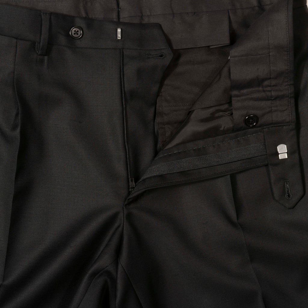 Est Retail Price 20 000 SEK - Neapolitan Hand Tailored Black Tuxedo Suit Sz 54