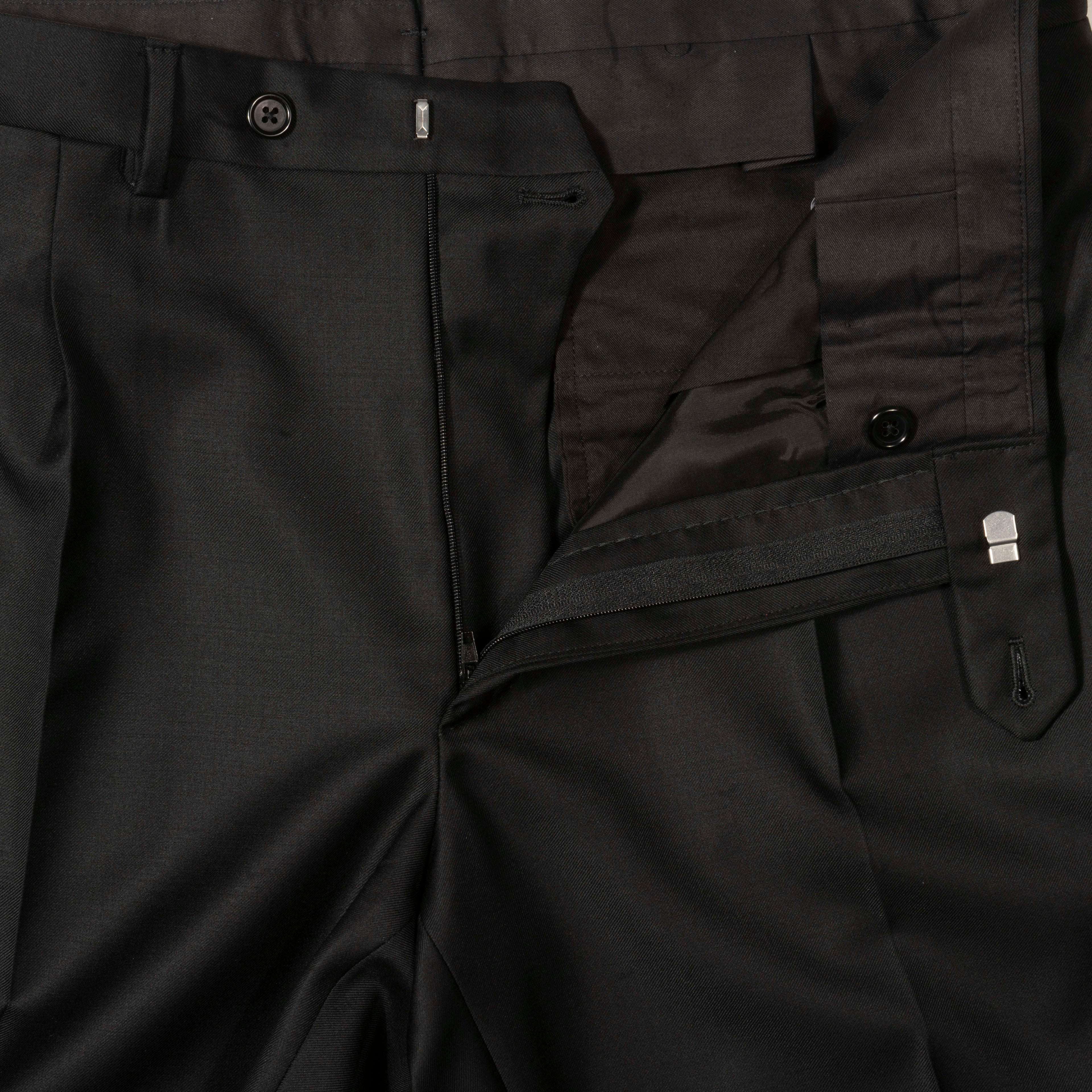 Est Retail Price 20 000 SEK - Neapolitan Hand Tailored Black Tuxedo Suit Sz 54