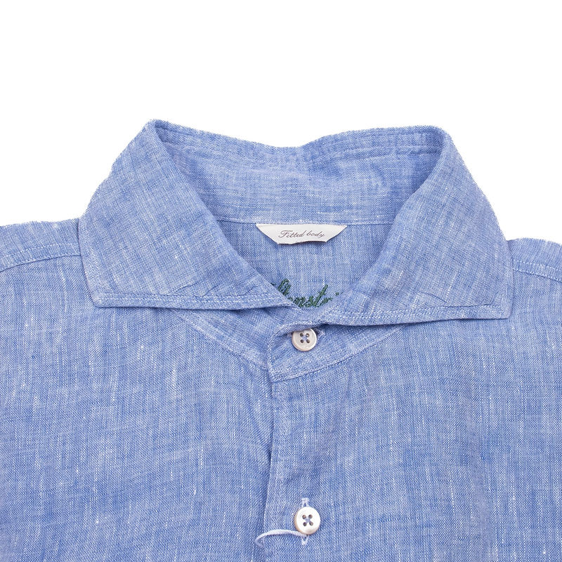 Light Blue Chambray Casual Shirt