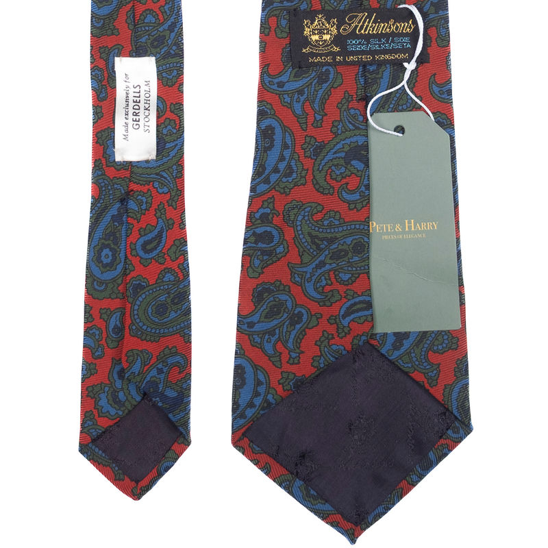 Red Paisley Tie