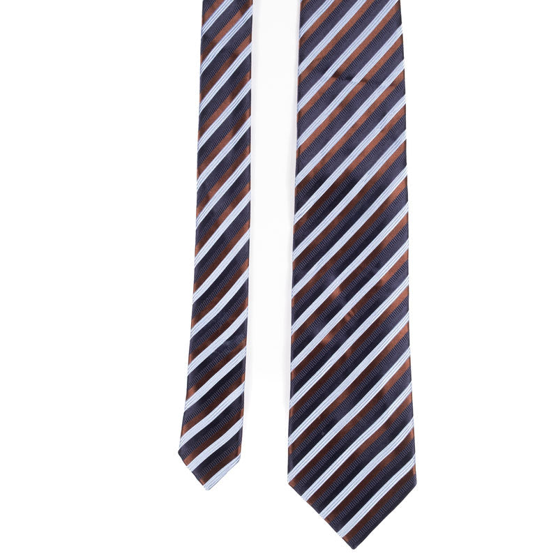 Ermenegildo Zegna Multicoloured Stripe Tie
