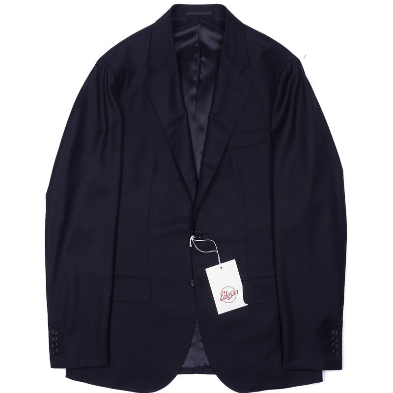 Neapolitan Hand Tailored Navy Business Suit, 56