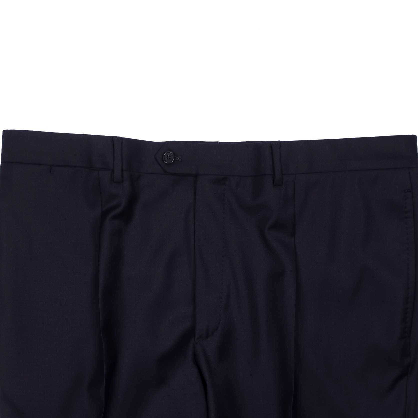 Neapolitan Hand Tailored Navy Business Suit, 56