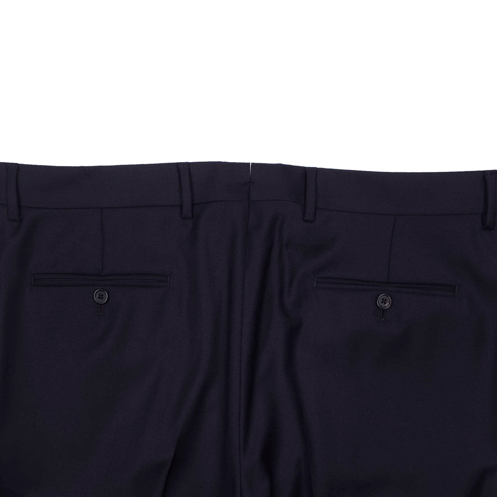 Neapolitan Hand Tailored Navy Business Suit, 56