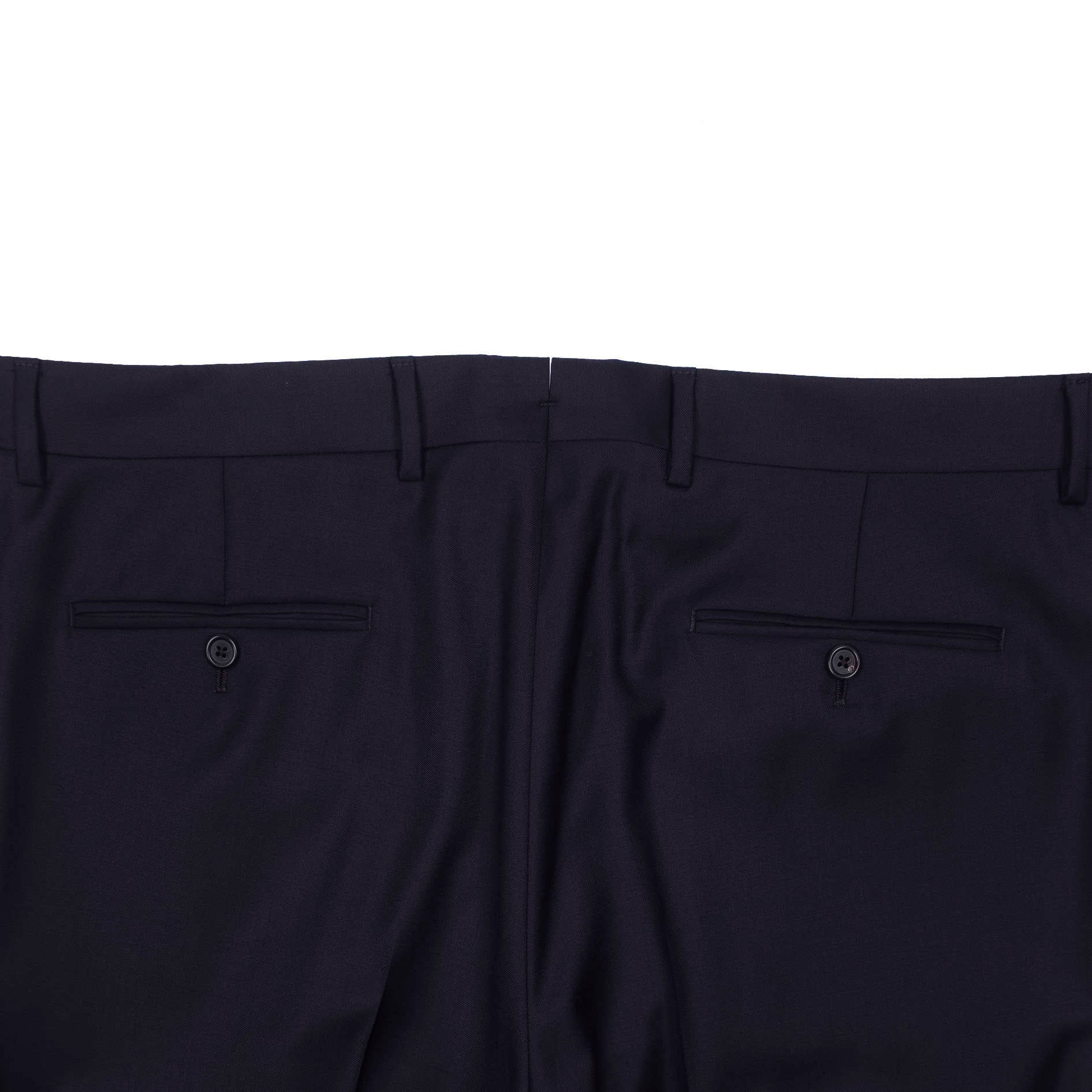 Neapolitan Hand Tailored Navy Business Suit, 56