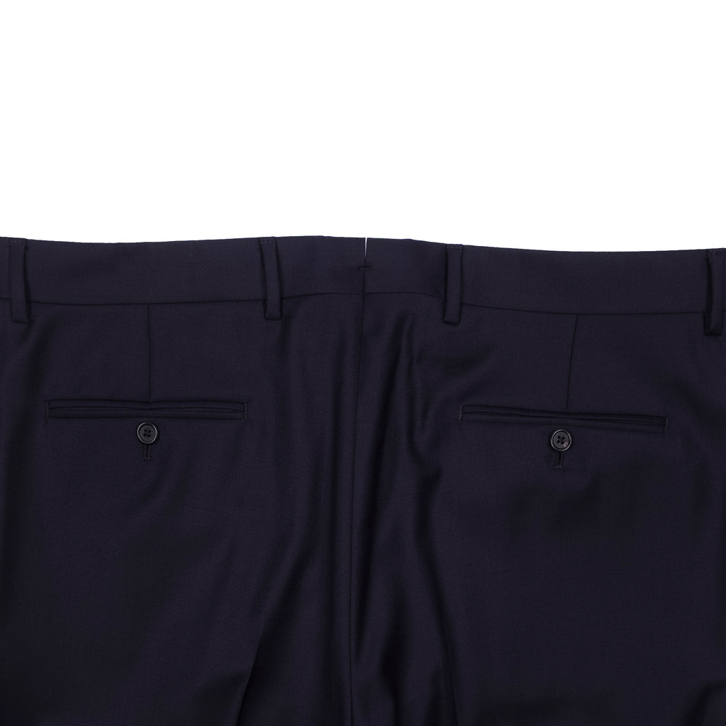 Neapolitan Hand Tailored Navy Business Suit, 56