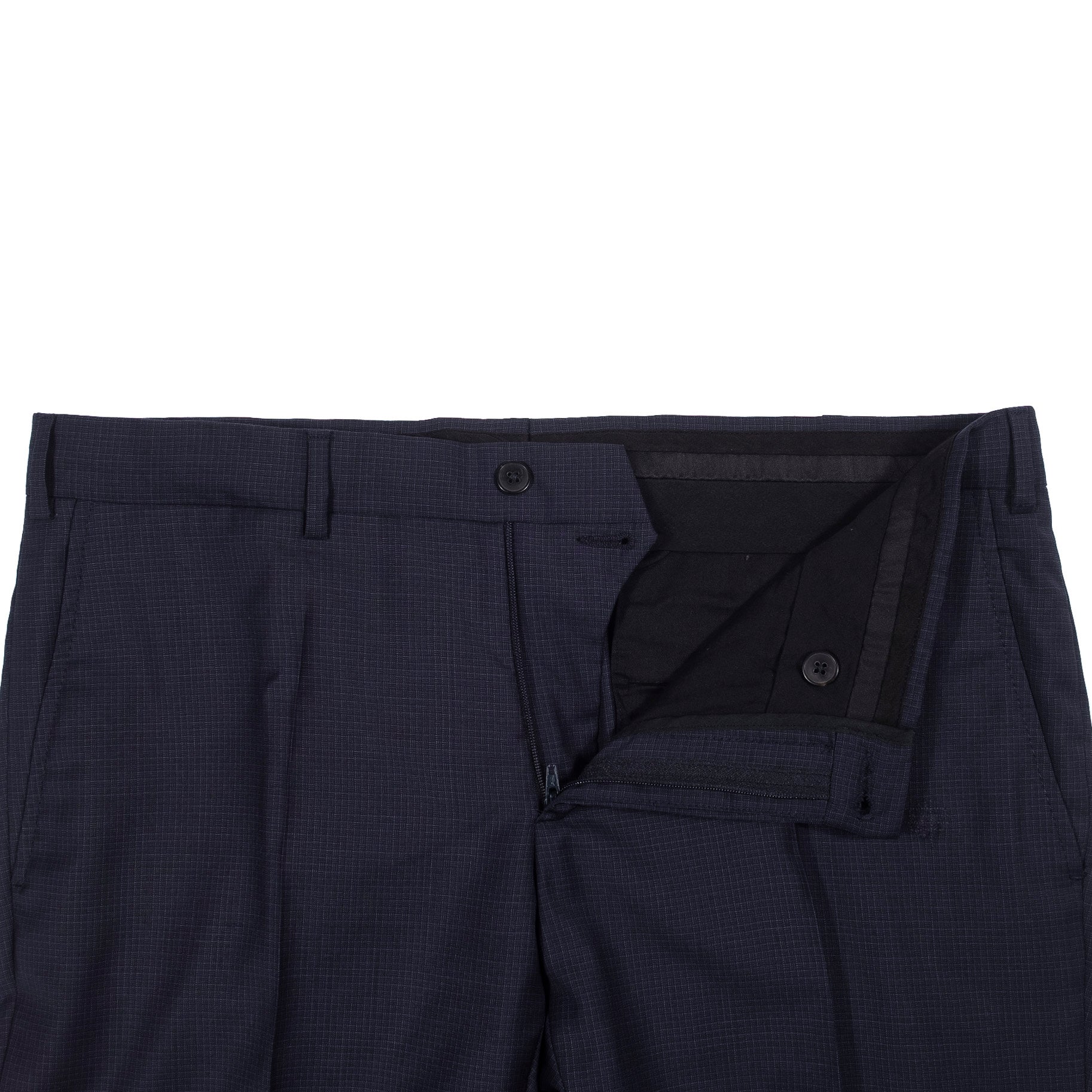 Pal Ziler Navy Check Business Suit