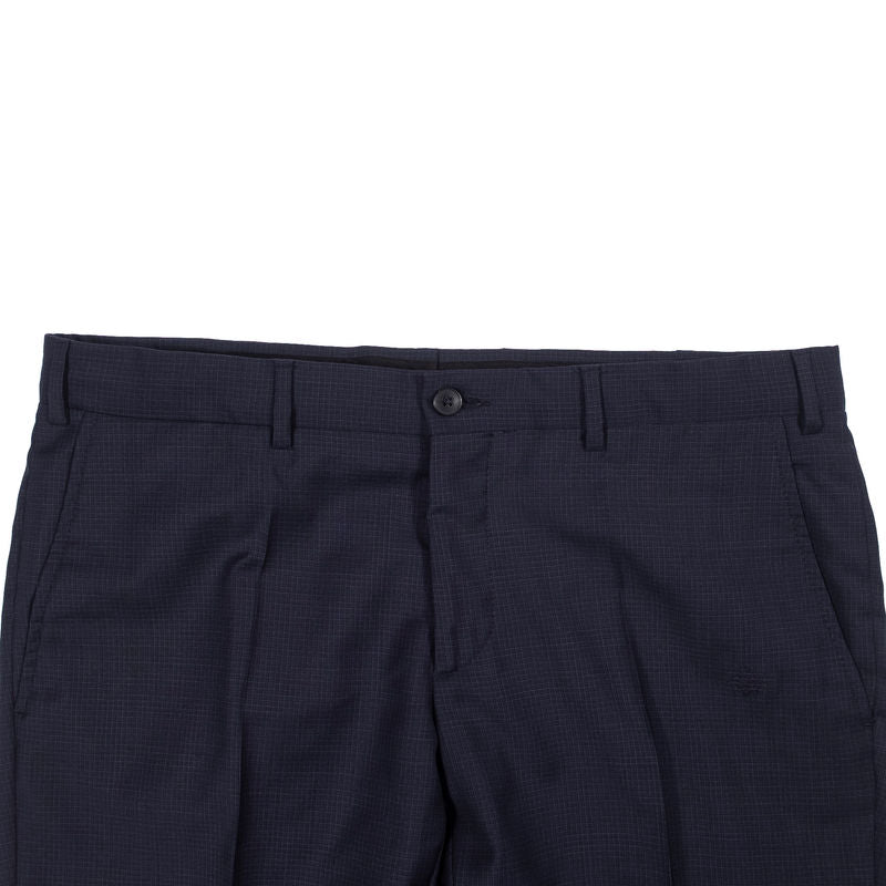 Pal Ziler Navy Check Business Suit