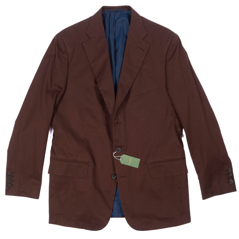 Götrich Brown Bespoke Sport Coat Sz 52
