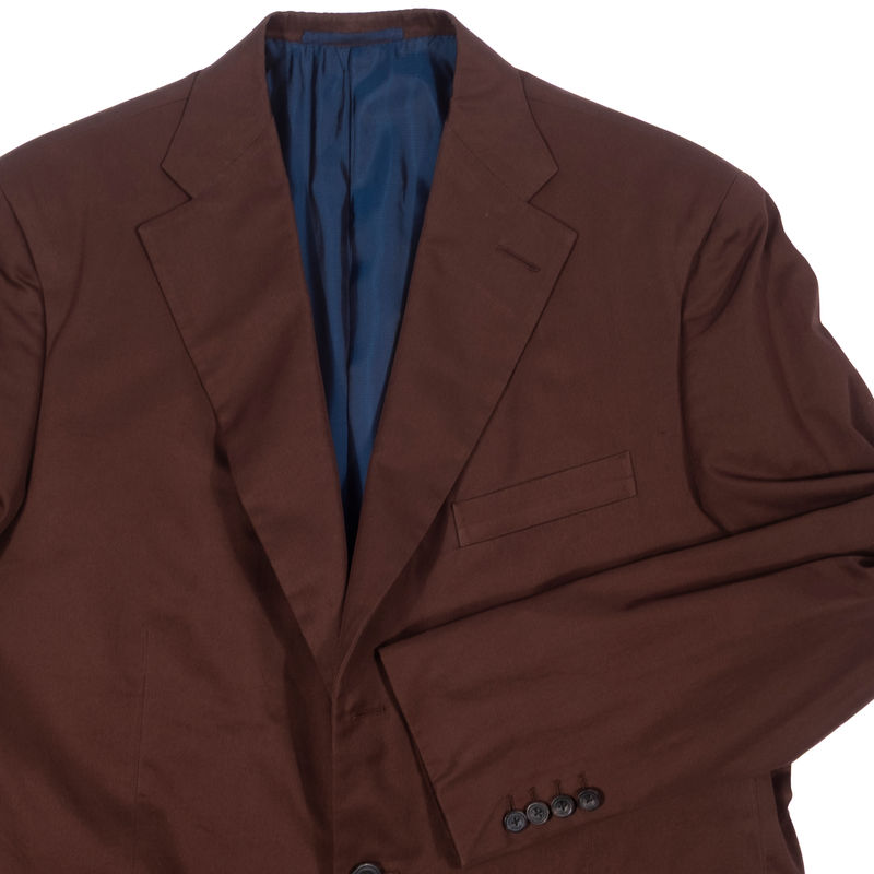 Götrich Brown Bespoke Sport Coat Sz 52