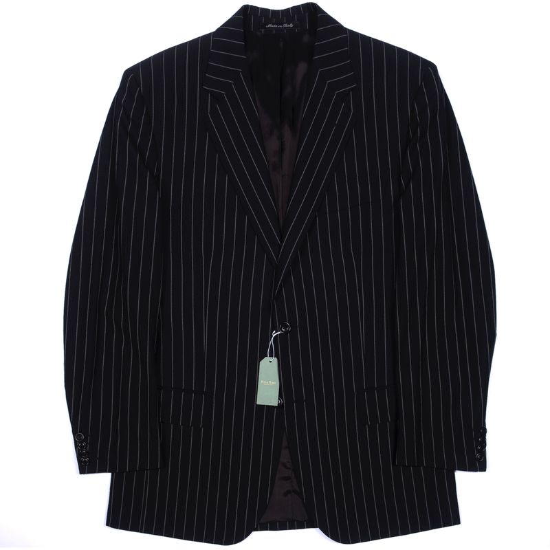 Façonnable Charcoal Pinstripe Business Suit