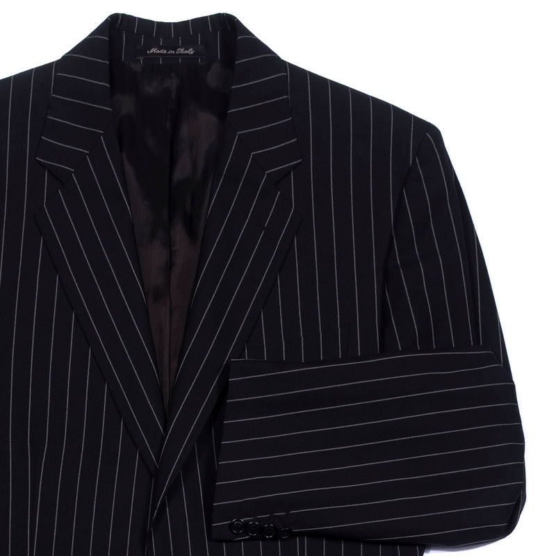 Façonnable Charcoal Pinstripe Business Suit