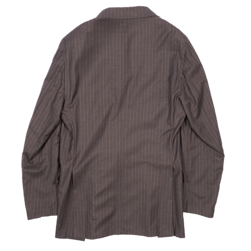 Borrelli Grey Pinstripe Neapolitan Business Suit