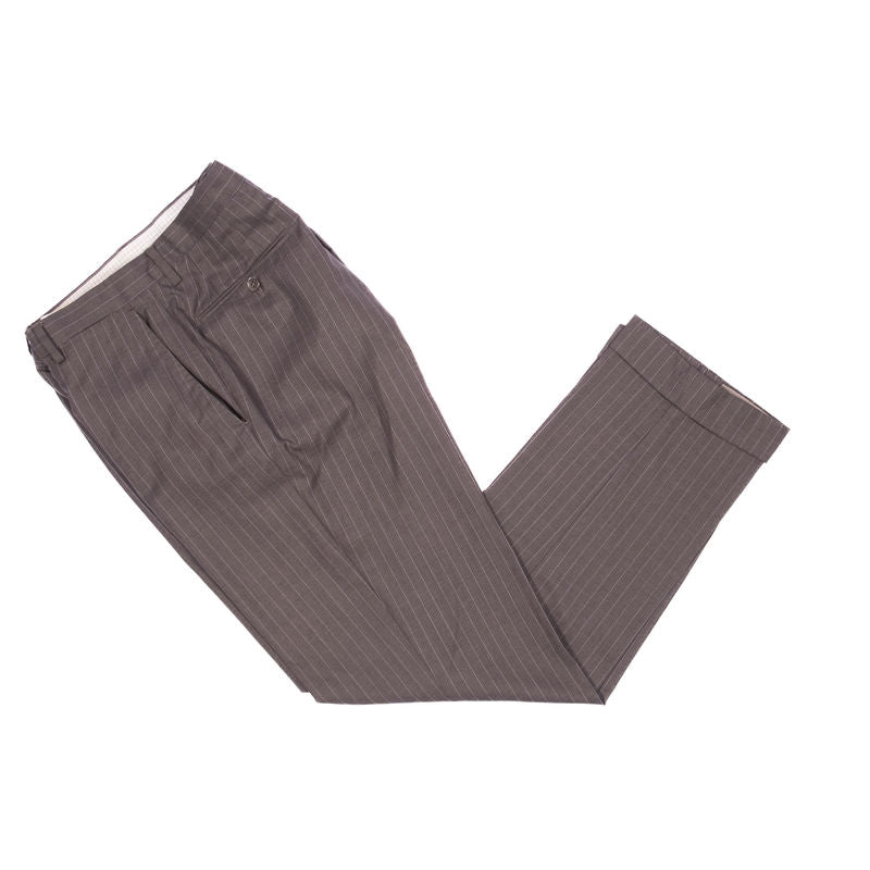 Borrelli Grey Pinstripe Neapolitan Business Suit