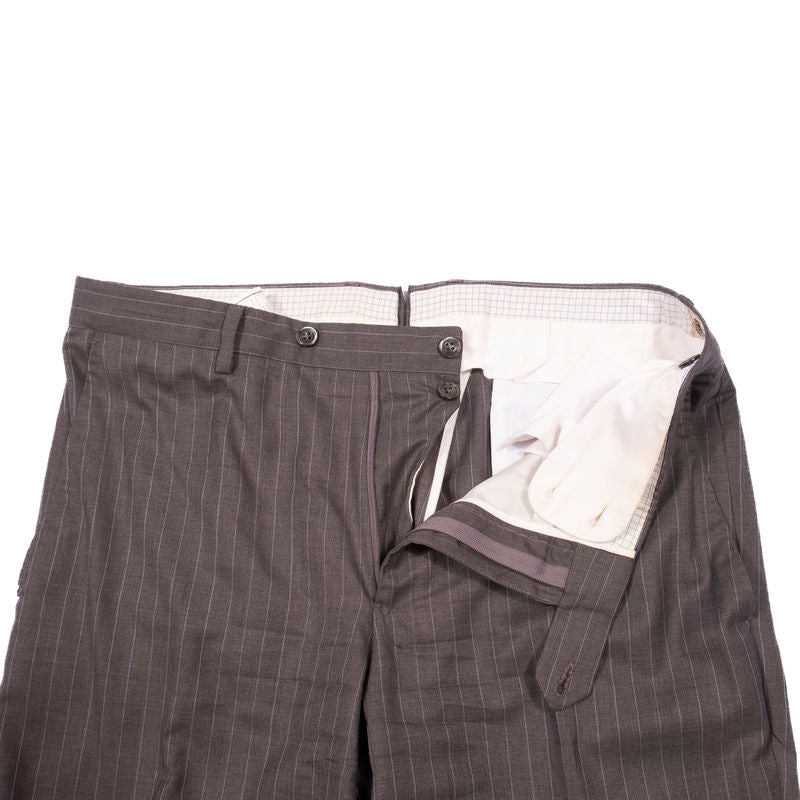 Borrelli Grey Pinstripe Neapolitan Business Suit