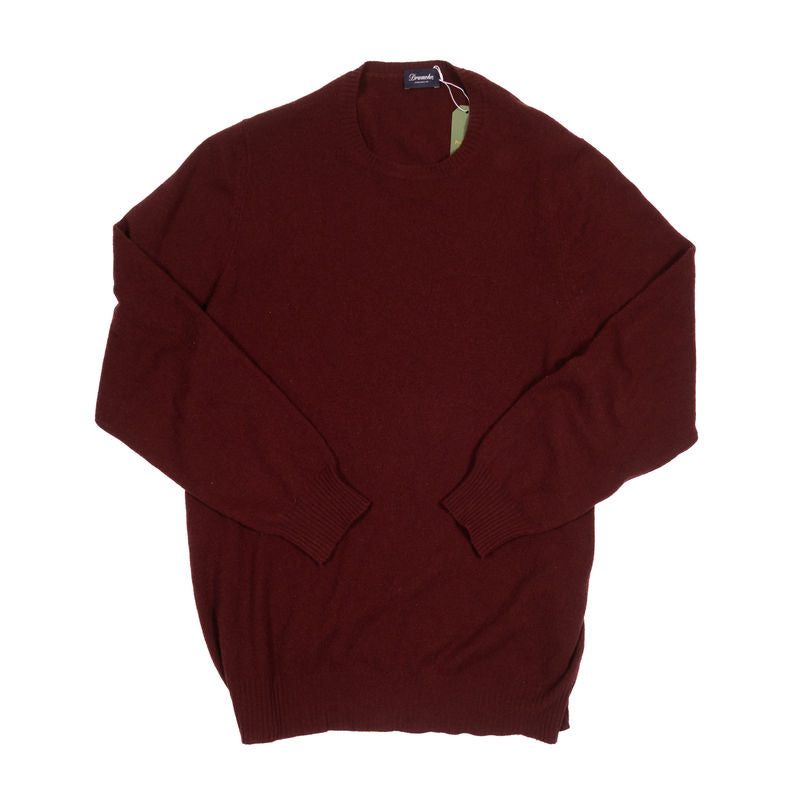 Drumohr Burgundy Cashmere Crewneck