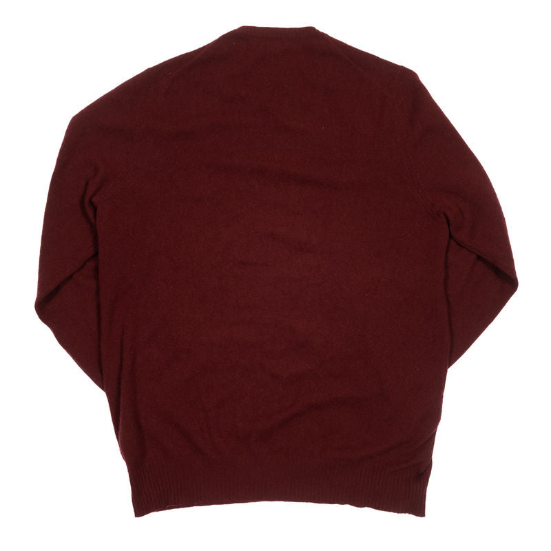 Drumohr Burgundy Cashmere Crewneck