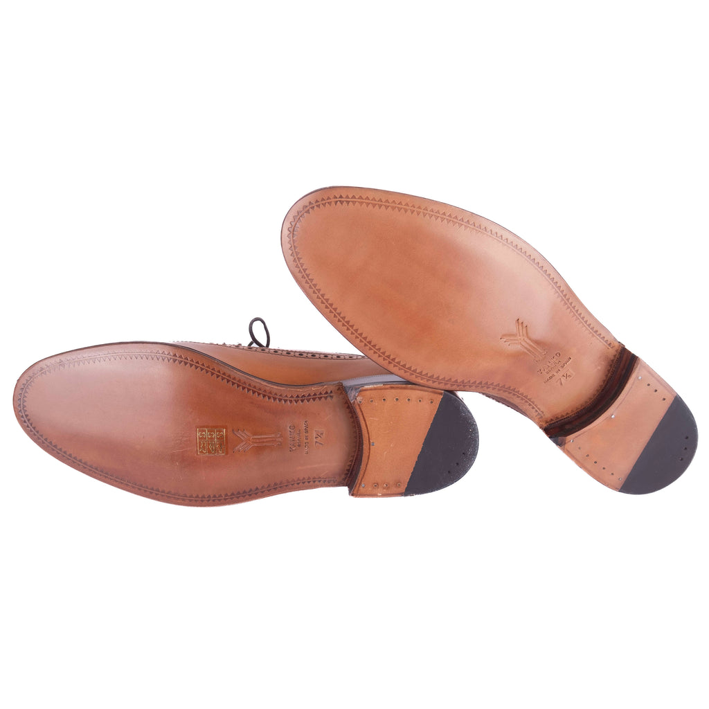 Box Calf Cognac Brogue Derbies