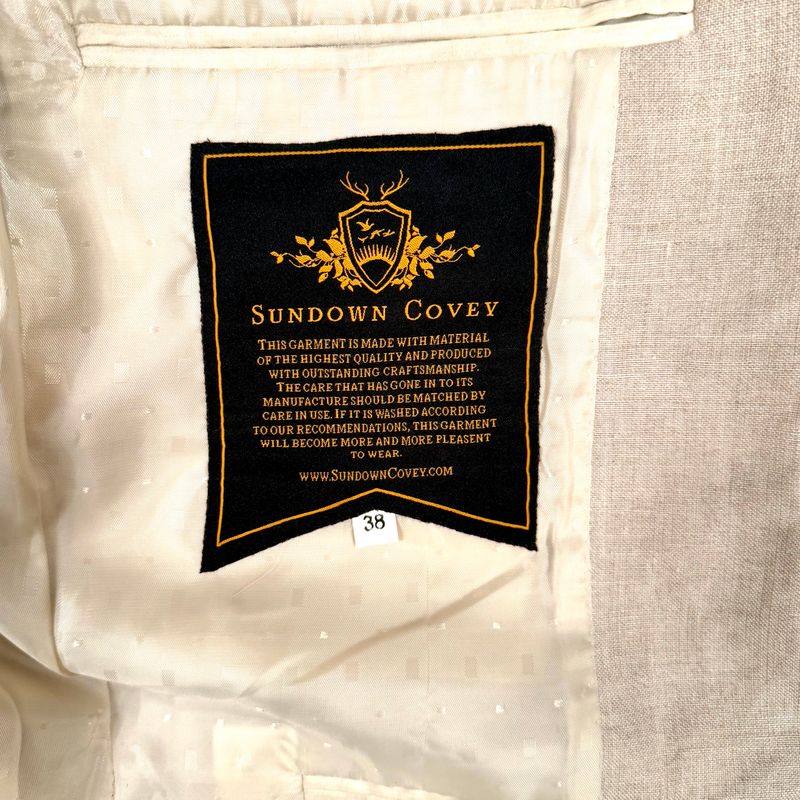 Sundown Covey Sand Linen Safari Sport Coat