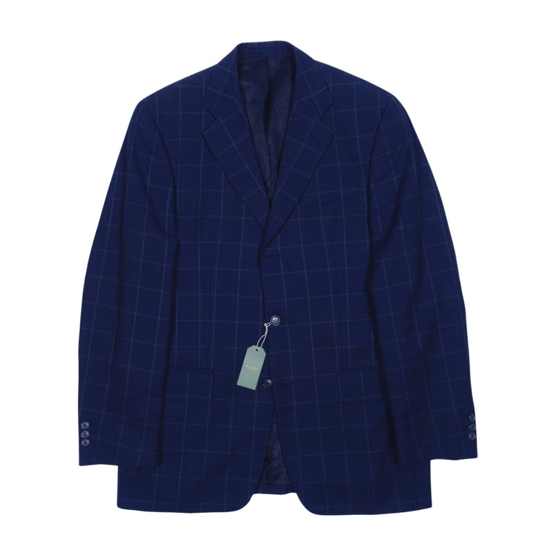 Alter Stockholm Navy Windowpane Sport Coat
