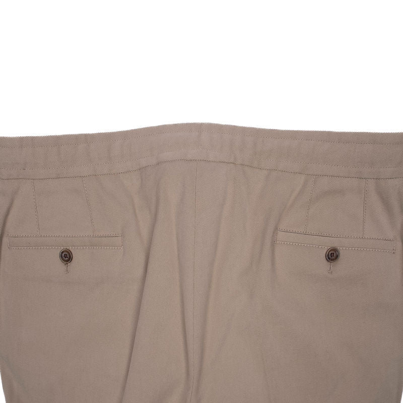 Beige Drawstring Casual Trouser