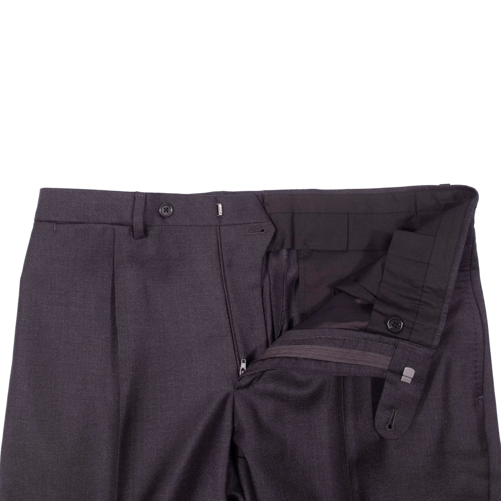 Neapolitan Hand Tailored Charcoal Business Suit Sz 50