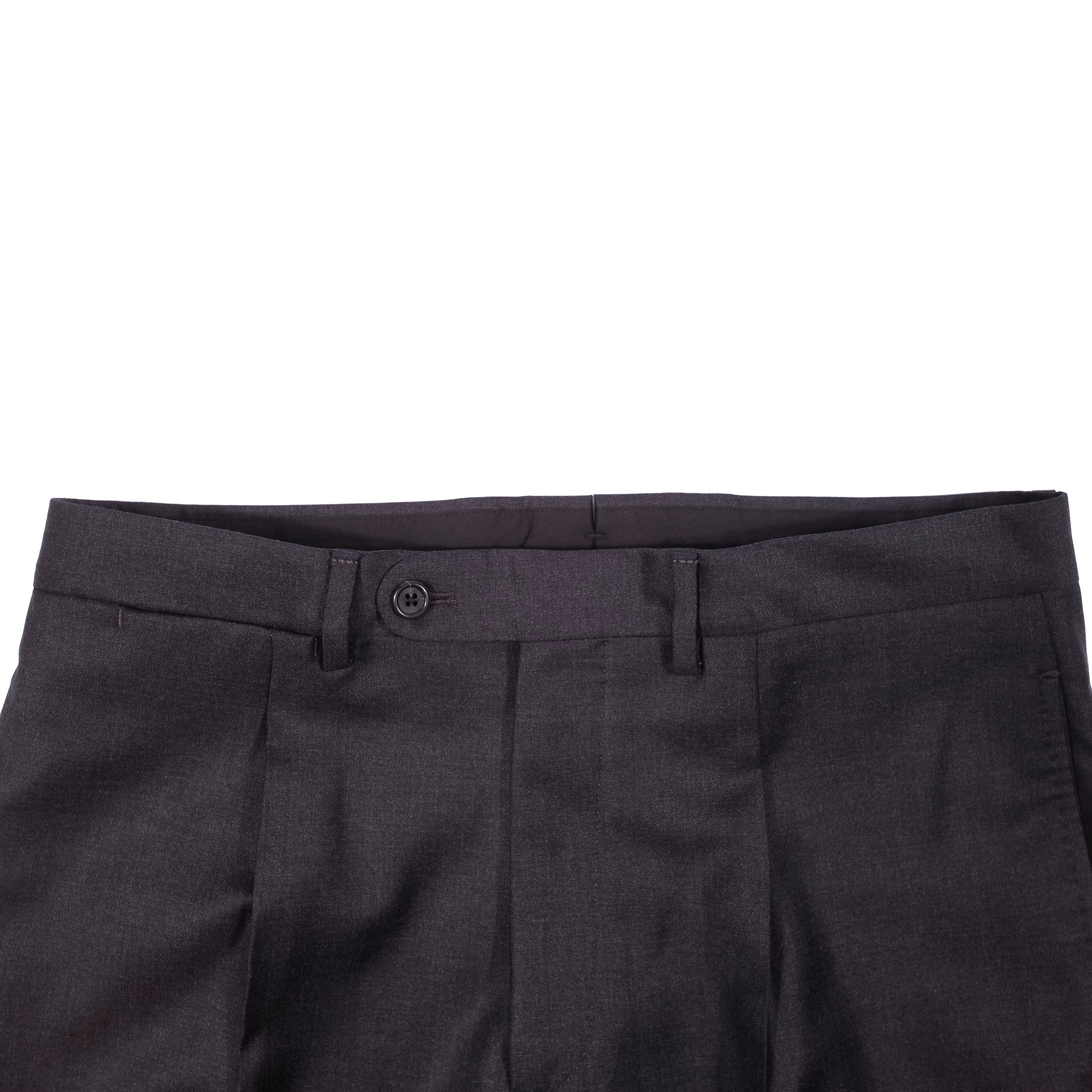 Neapolitan Hand Tailored Charcoal Business Suit Sz 50