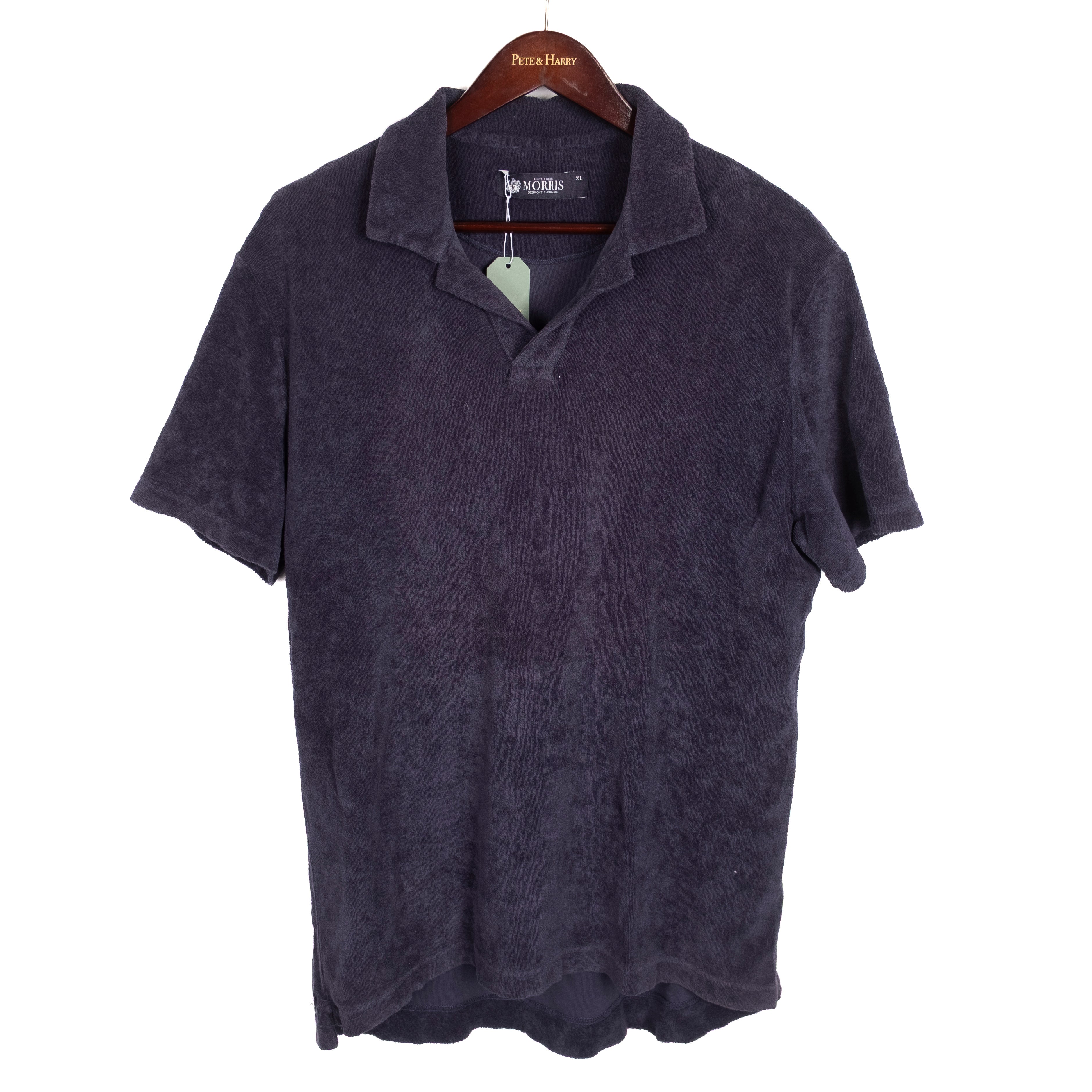 Navy Terry Cloth Shirt