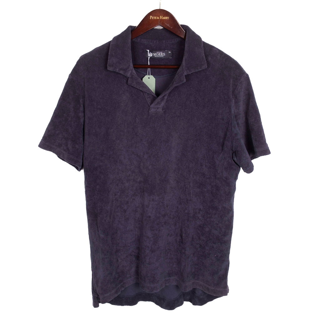 Navy Terry Cloth Shirt