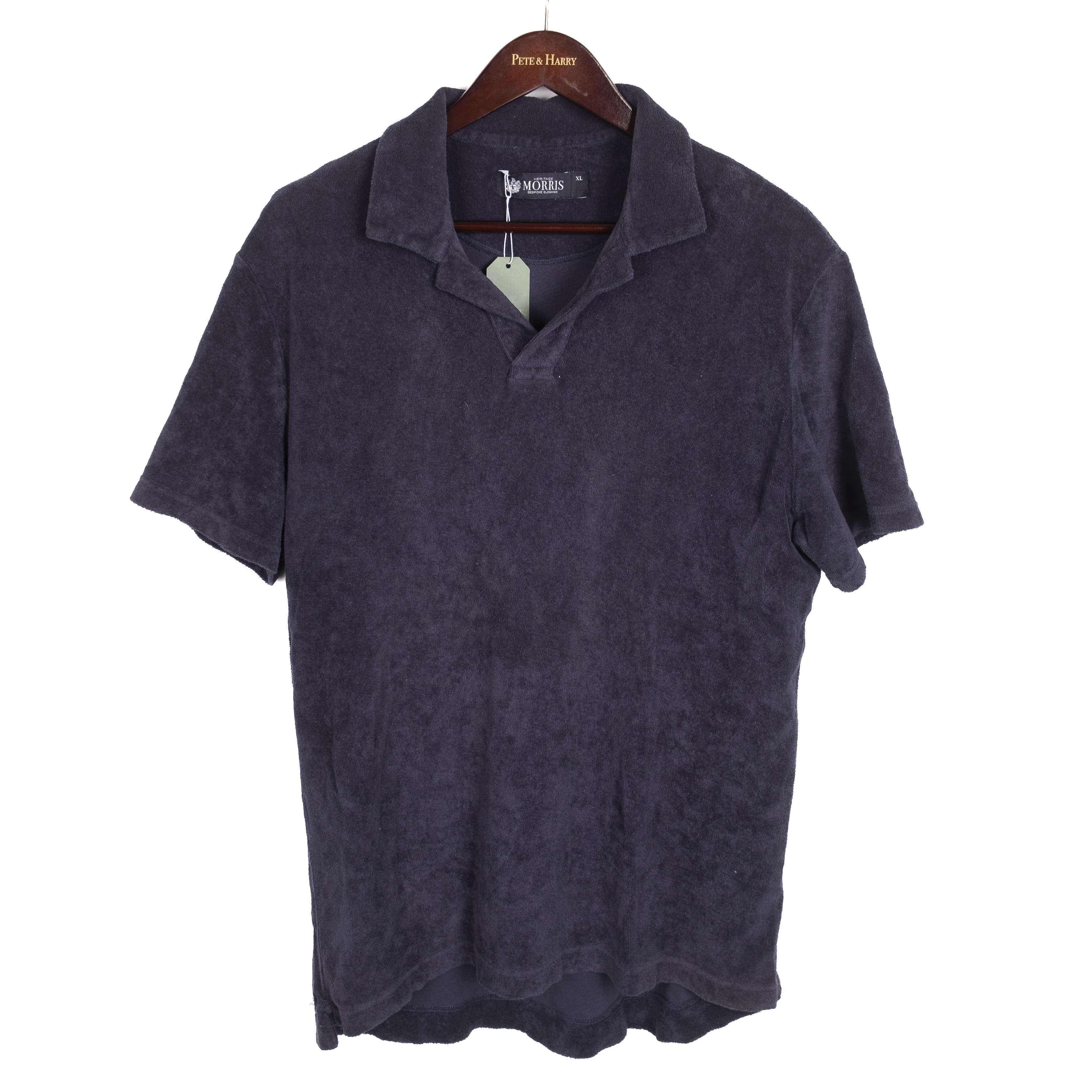 Navy Terry Cloth Shirt