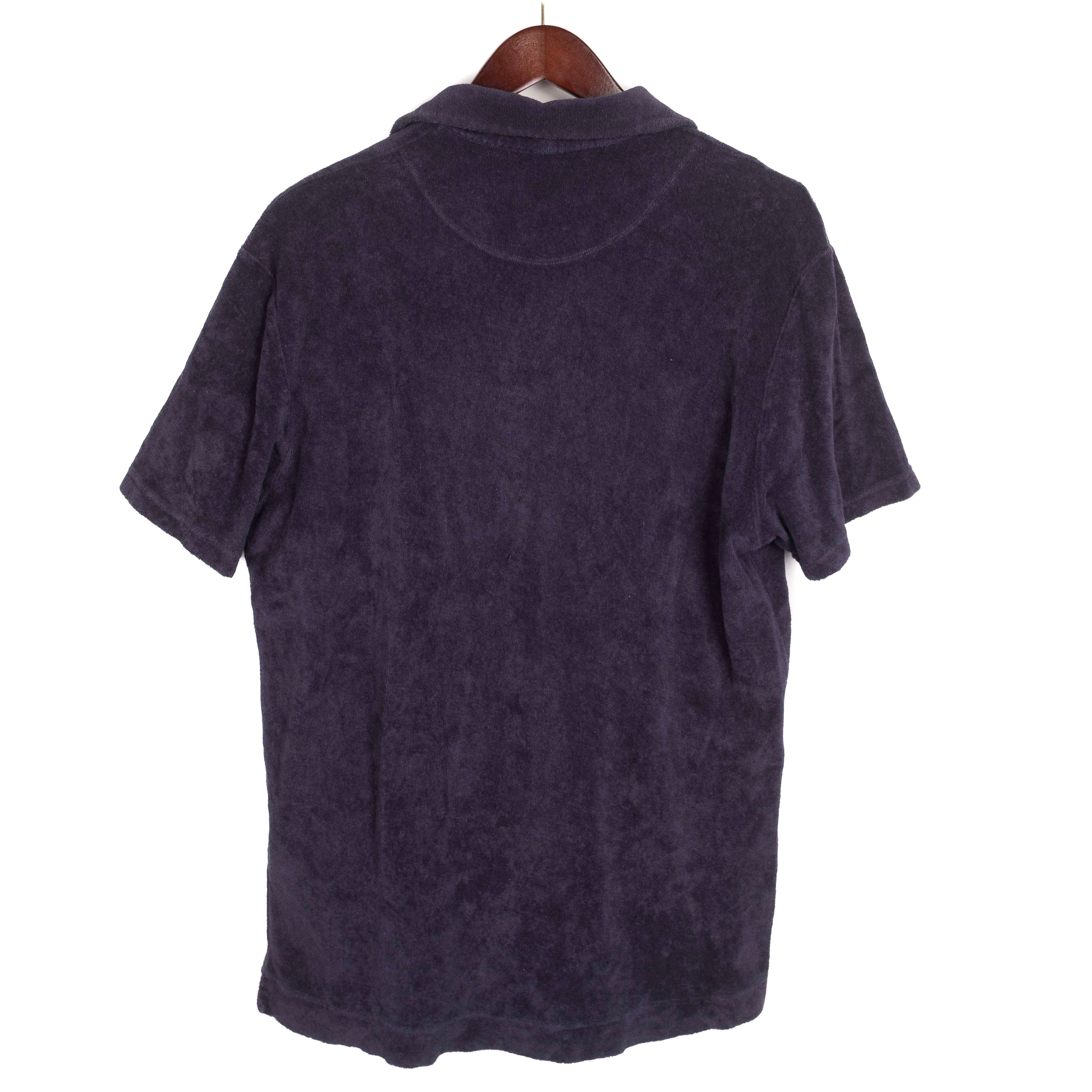 Navy Terry Cloth Shirt