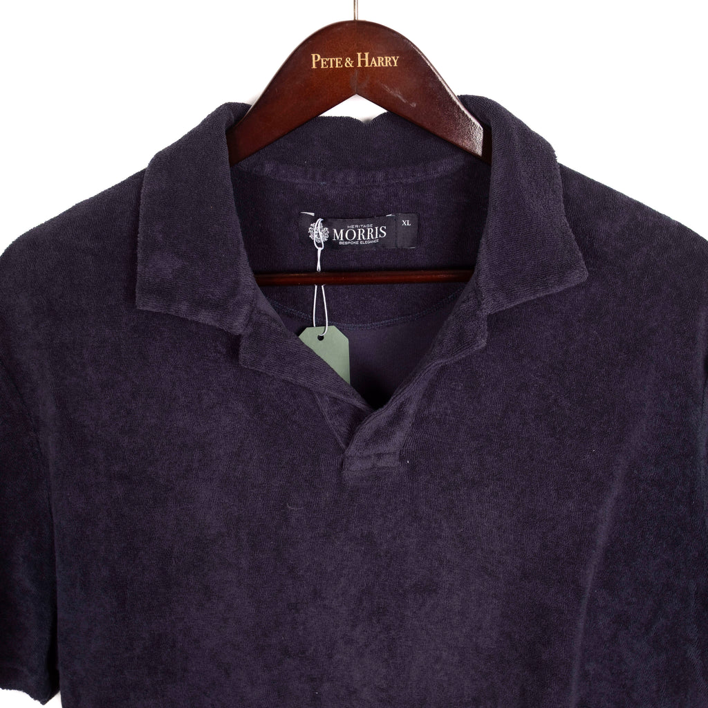 Navy Terry Cloth Shirt