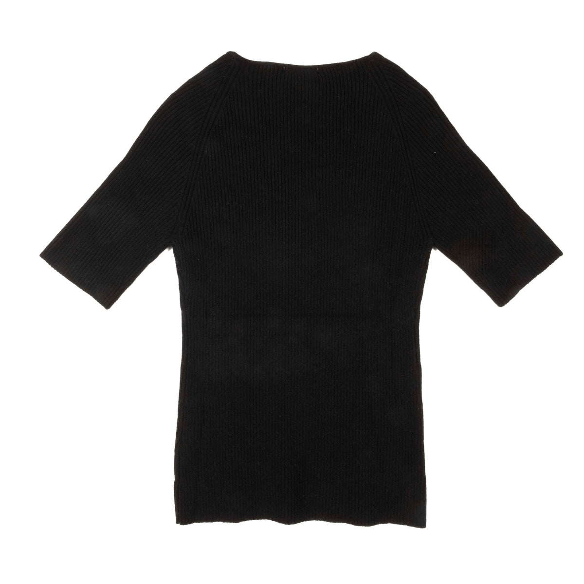 Sweetheart Top Black Cashmere
