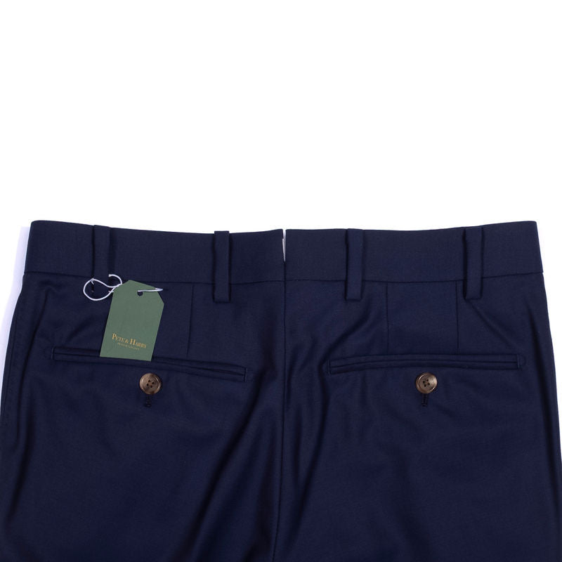 Lund & Lund Navy Wool Trousers Sz 44