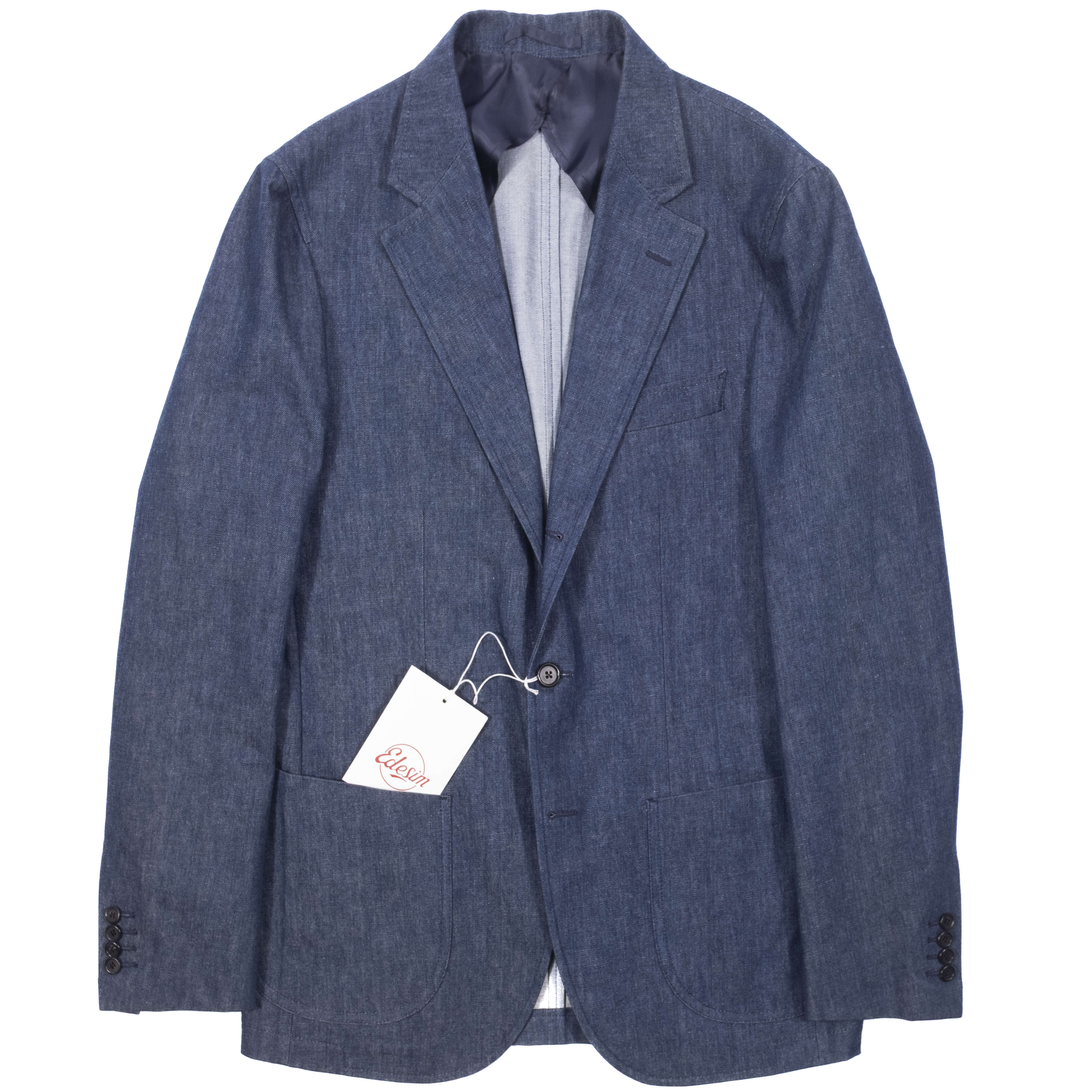 Neapolitan Hand Tailored Blue Denim Sport Coat