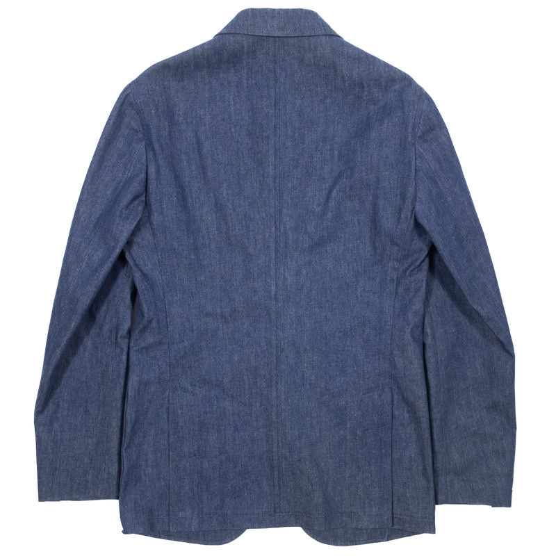 Est Retail Price 10 000 SEK - Eduardo de Simone Blue Denim Sport Coat 54