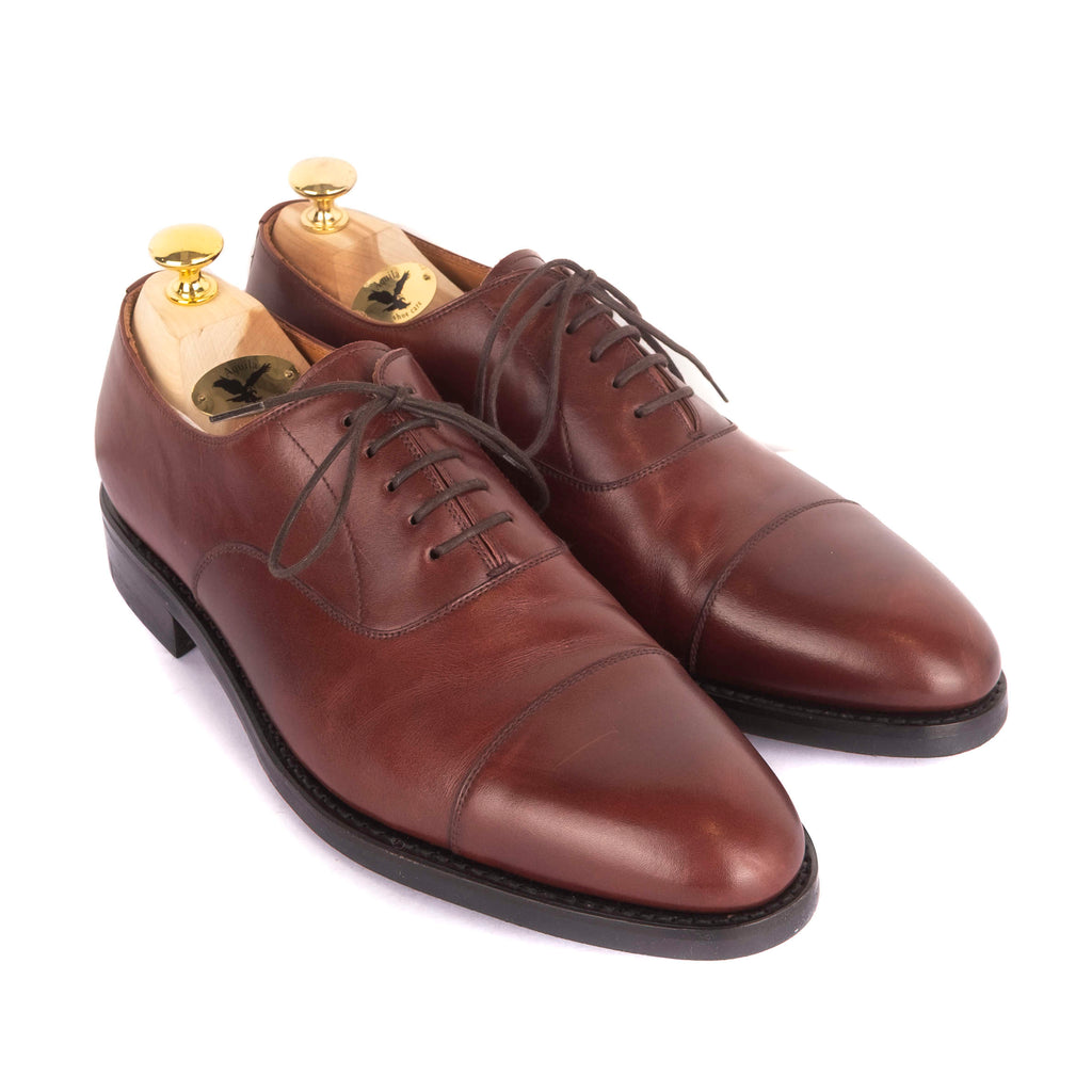 Box Calf Burgundy Cap Toe Oxford