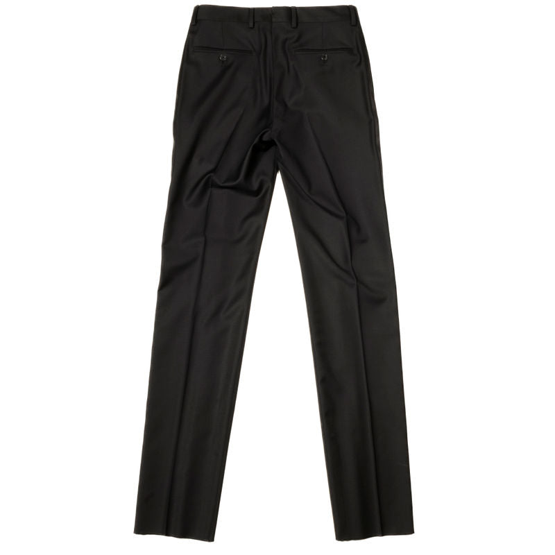 Est Retail Price 20 000 SEK -Neapolitan Hand Tailored Black Velvet Double Breasted Tuxedo Suit Sz 48