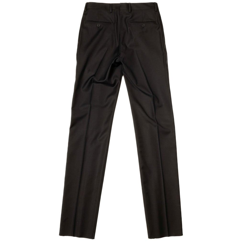 Est Retail Price 20 000 SEK -Neapolitan Hand Tailored Black Velvet Double Breasted Tuxedo Suit Sz 48