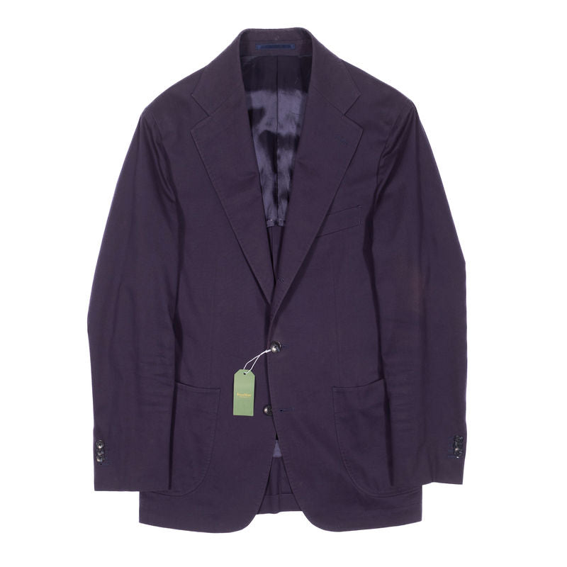 Blugiallo Navy Cotton Suit