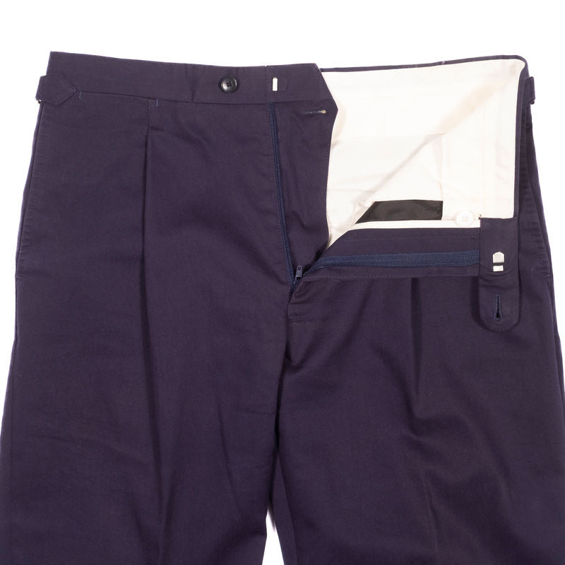 Blugiallo Navy Cotton Suit