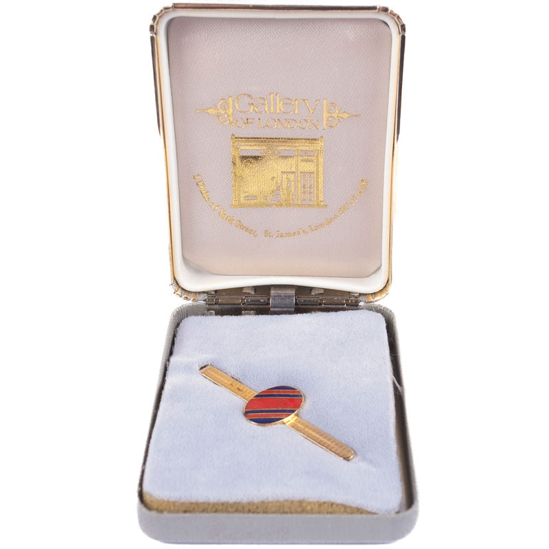 Blue and Red Tie Pin