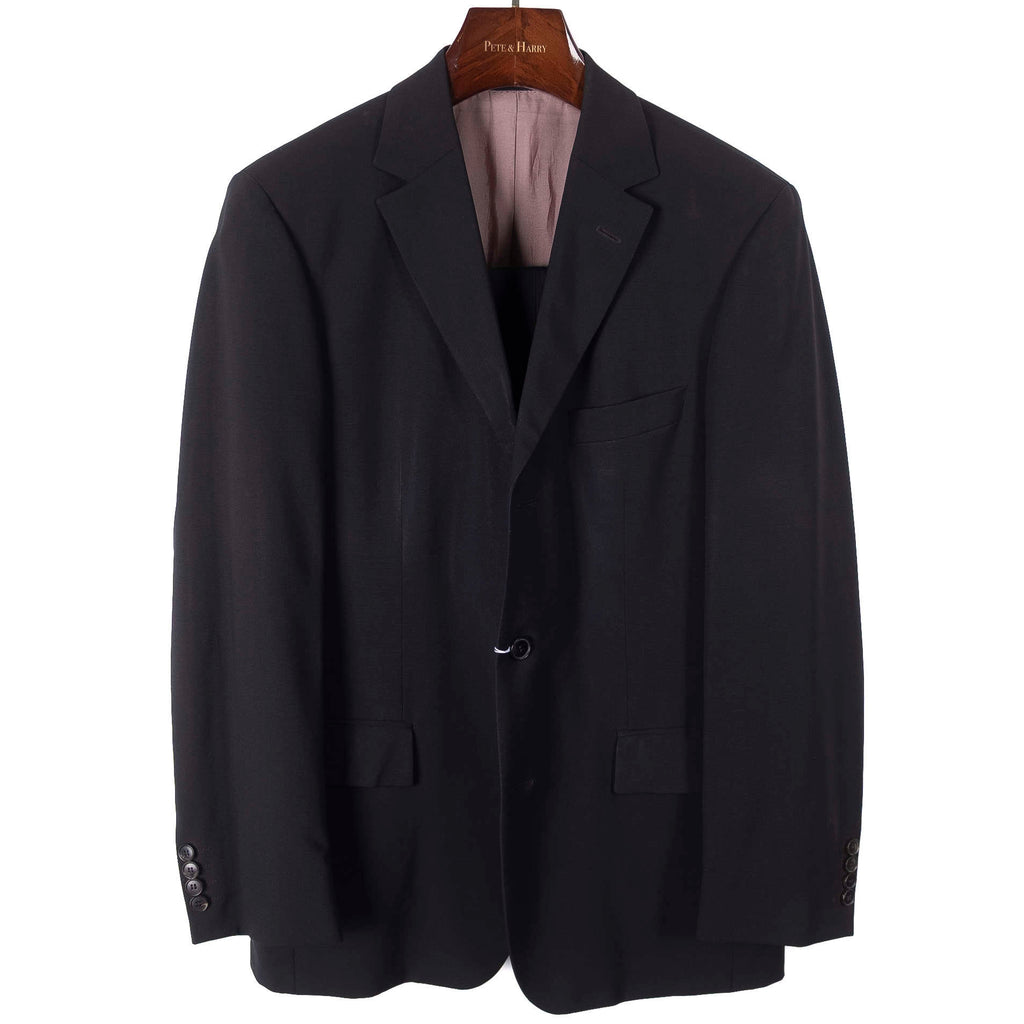 Black 3 Button Suit